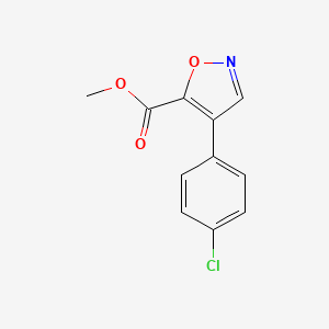 Methyl 4-(4-chlorophenyl)isoxazole-5-carboxylate
