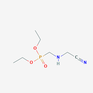 molecular formula C7H15N2O3P B14636709 Diethyl {[(cyanomethyl)amino]methyl}phosphonate CAS No. 53602-83-8