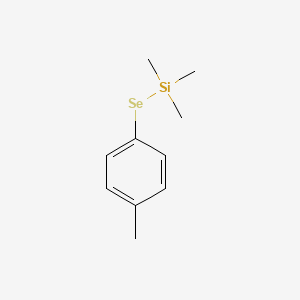molecular formula C10H16SeSi B14636761 Trimethyl[(4-methylphenyl)selanyl]silane CAS No. 54045-43-1