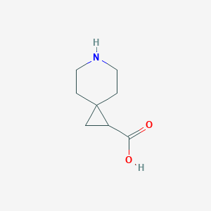 molecular formula C8H13NO2 B1463679 6-Azaspiro[2.5]octane-1-carboxylic acid CAS No. 1242028-68-7