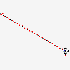 molecular formula C71H119NO27 B1463683 Methoxytrityl-N-PEG24-acid CAS No. 1334177-99-9