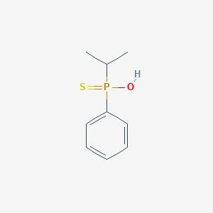 molecular formula C9H13OPS B14636844 Phenyl(propan-2-yl)phosphinothioic O-acid CAS No. 53159-02-7