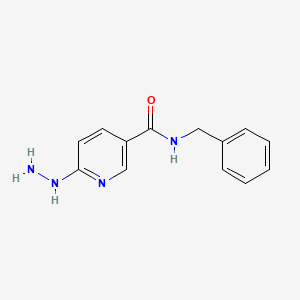 N-benzyl-6-hydrazinylpyridine-3-carboxamide