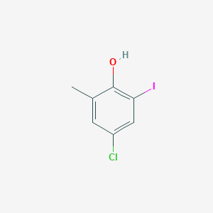 4-Chloro-2-iodo-6-methylphenol