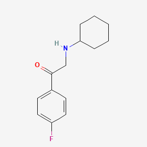 2-(Cyclohexylamino)-1-(4-fluorophenyl)ethanone