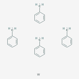 molecular formula C28H28W-4 B14637058 Methanidylbenzene;tungsten CAS No. 53235-29-3