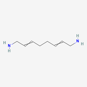 molecular formula C8H16N2 B14637093 Octa-2,6-diene-1,8-diamine CAS No. 51964-55-7