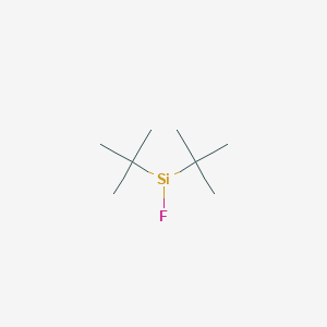 molecular formula C8H18FSi B14637097 Di-t-butylfluorosilane 
