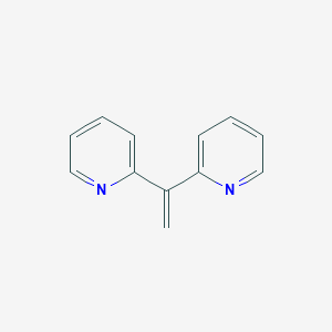 molecular formula C12H10N2 B14637102 Pyridine, 2,2'-ethenylidenebis- CAS No. 54416-76-1