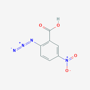 molecular formula C7H4N4O4 B14637150 Benzoic acid, 2-azido-5-nitro- CAS No. 54974-61-7