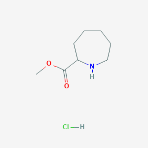 molecular formula C8H16ClNO2 B1463718 Methyl azepane-2-carboxylate hydrochloride CAS No. 34459-10-4