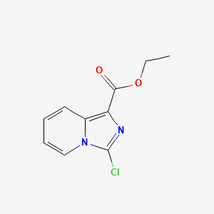 molecular formula C10H9ClN2O2 B1463720 Ethyl 3-chloroimidazo[1,5-a]pyridine-1-carboxylate CAS No. 885276-62-0
