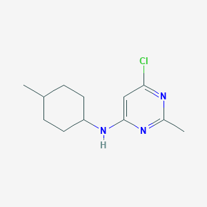 6-chloro-2-methyl-N-((1r,4r)-4-methylcyclohexyl)pyrimidin-4-amine