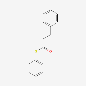molecular formula C15H14OS B14637239 S-Phenyl 3-phenylpropanethioate CAS No. 53573-33-4