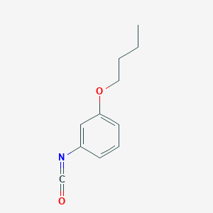 molecular formula C11H13NO2 B14637287 1-Butoxy-3-isocyanatobenzene CAS No. 55792-34-2