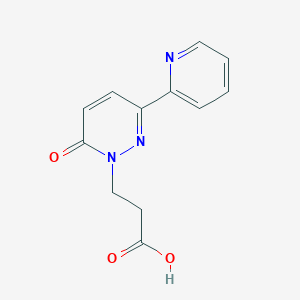 3-(6-oxo-3-pyridin-2-ylpyridazin-1(6H)-yl)propanoic acid