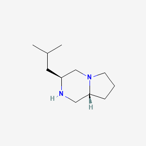 (3S,8aR)-3-Isobutyloctahydropyrrolo[1,2-a]pyrazine