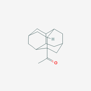 molecular formula C16H22O B14637366 4-(medial)Acetyldiamantan 