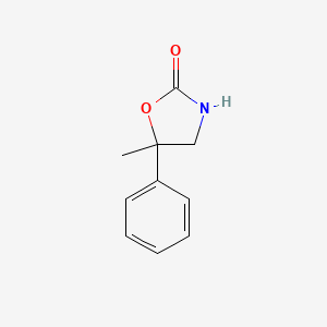 molecular formula C10H11NO2 B14637414 5-Methyl-5-phenyl-1,3-oxazolidin-2-one CAS No. 52553-03-4