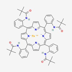 molecular formula C64H64FeN8O4 B14637424 Fe(II)Tpp CAS No. 52629-13-7