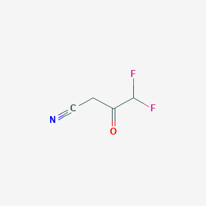 molecular formula C4H3F2NO B1463743 4,4-Difluoro-3-oxobutanenitrile CAS No. 1261289-79-5