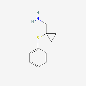[1-(Phenylsulfanyl)cyclopropyl]methanamine