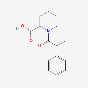1-(2-Phenylpropanoyl)piperidine-2-carboxylic acid