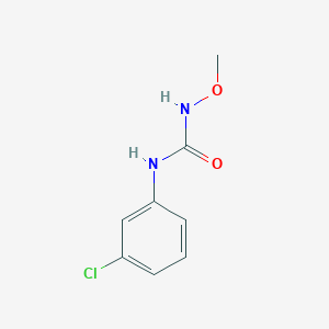 molecular formula C8H9ClN2O2 B14637545 N-(3-Chlorophenyl)-N'-methoxyurea CAS No. 52420-56-1