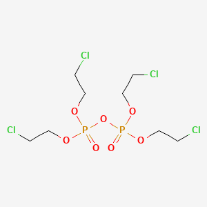 molecular formula C8H16Cl4O7P2 B14637566 Tetrakis(2-chloroethyl) diphosphate CAS No. 53963-13-6