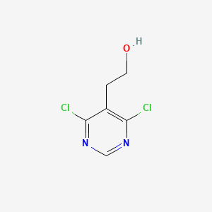 molecular formula C6H6Cl2N2O B1463758 2-(4,6-Dichloropyrimidin-5-YL)ethanol CAS No. 853680-74-7
