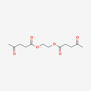 molecular formula C12H18O6 B14637624 Ethane-1,2-diyl bis(4-oxopentanoate) CAS No. 52406-23-2