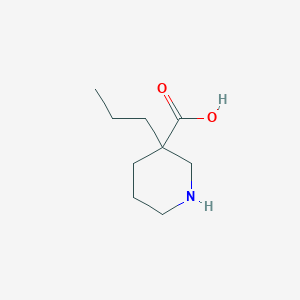 molecular formula C9H17NO2 B1463775 3-Propyl-3-piperidinecarboxylic acid CAS No. 1268334-88-8
