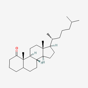 molecular formula C27H46O B14637809 Cholestan-1-one CAS No. 55700-37-3