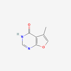 molecular formula C7H6N2O2 B1463786 5-甲基呋喃[2,3-d]嘧啶-4(3H)-酮 CAS No. 1283372-48-4