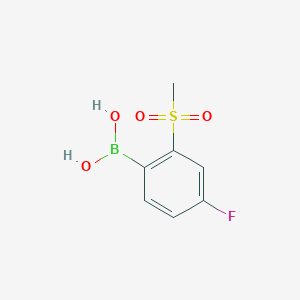 4-Fluoro-2-(methylsulfonyl)phenylboronic acid