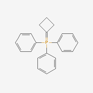molecular formula C22H21P B14637925 Phosphorane, cyclobutylidenetriphenyl- CAS No. 53213-06-2