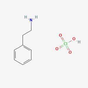 molecular formula C8H12ClNO4 B14637937 Perchloric acid;2-phenylethanamine CAS No. 54930-41-5
