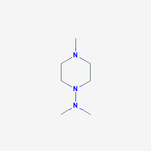 molecular formula C7H17N3 B14637975 N,N,4-Trimethylpiperazin-1-amine CAS No. 52722-82-4