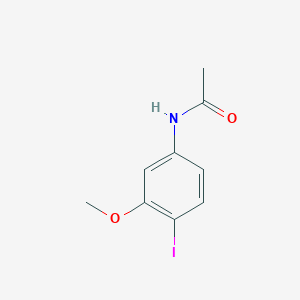 molecular formula C9H10INO2 B1463799 N-(4-iodo-3-methoxyphenyl)acetamide CAS No. 1311316-43-4