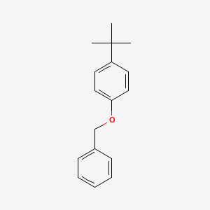 molecular formula C17H20O B14638045 Benzene, 1-(1,1-dimethylethyl)-4-(phenylmethoxy)- CAS No. 52458-10-3