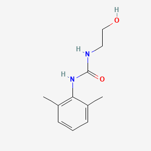 molecular formula C11H16N2O2 B14638121 N-(2,6-Dimethylphenyl)-N'-(2-hydroxyethyl)urea CAS No. 52266-82-7