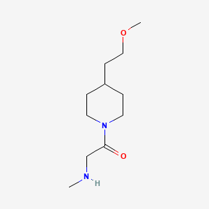 1-[4-(2-Methoxyethyl)piperidino]-2-(methylamino)-1-ethanone
