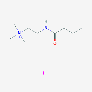 molecular formula C9H21IN2O B14638149 2-Butanamido-N,N,N-trimethylethan-1-aminium iodide CAS No. 53207-10-6