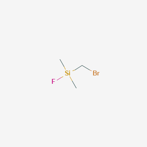 molecular formula C3H8BrFSi B14638178 Bromomethyldimethylfluorosilane CAS No. 54417-70-8