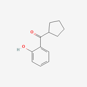 molecular formula C12H14O2 B14638184 Cyclopentyl(2-hydroxyphenyl)methanone CAS No. 51795-96-1