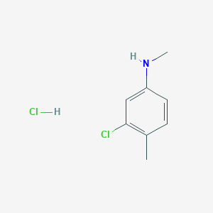 molecular formula C8H11Cl2N B1463825 3-Chloro-N,4-dimethylaniline hydrochloride CAS No. 7745-94-0