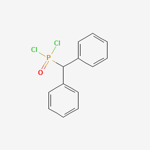 molecular formula C13H11Cl2OP B14638253 (Diphenylmethyl)phosphonic dichloride CAS No. 54767-39-4