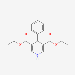 molecular formula C17H19NO4 B14638278 Diethyl 4-phenyl-1,4-dihydropyridine-3,5-dicarboxylate CAS No. 53219-65-1