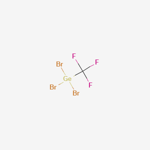 molecular formula CBr3F3Ge B14638392 Tribromogermane, trifluoromethyl- CAS No. 56593-15-8