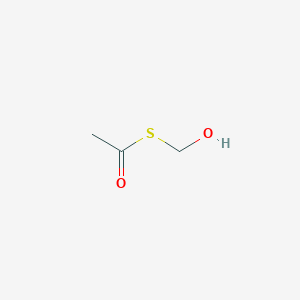 molecular formula C3H6O2S B14638395 S-(Hydroxymethyl) ethanethioate CAS No. 51930-26-8